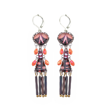Rosy Clay Earrings