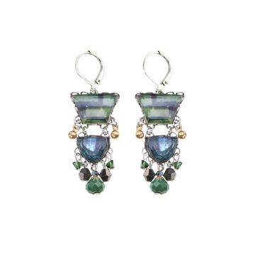 Emerald Reflection Earrings