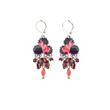 Rosy Clay Earrings