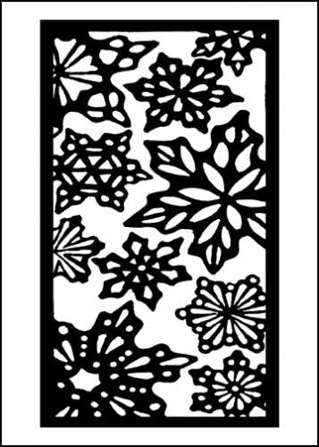 Snowflakes - Original Linocut