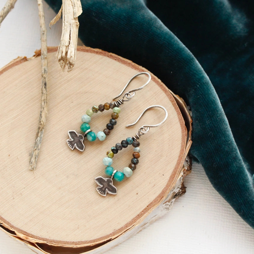 Soar - Earrings - Serenity - Hoop