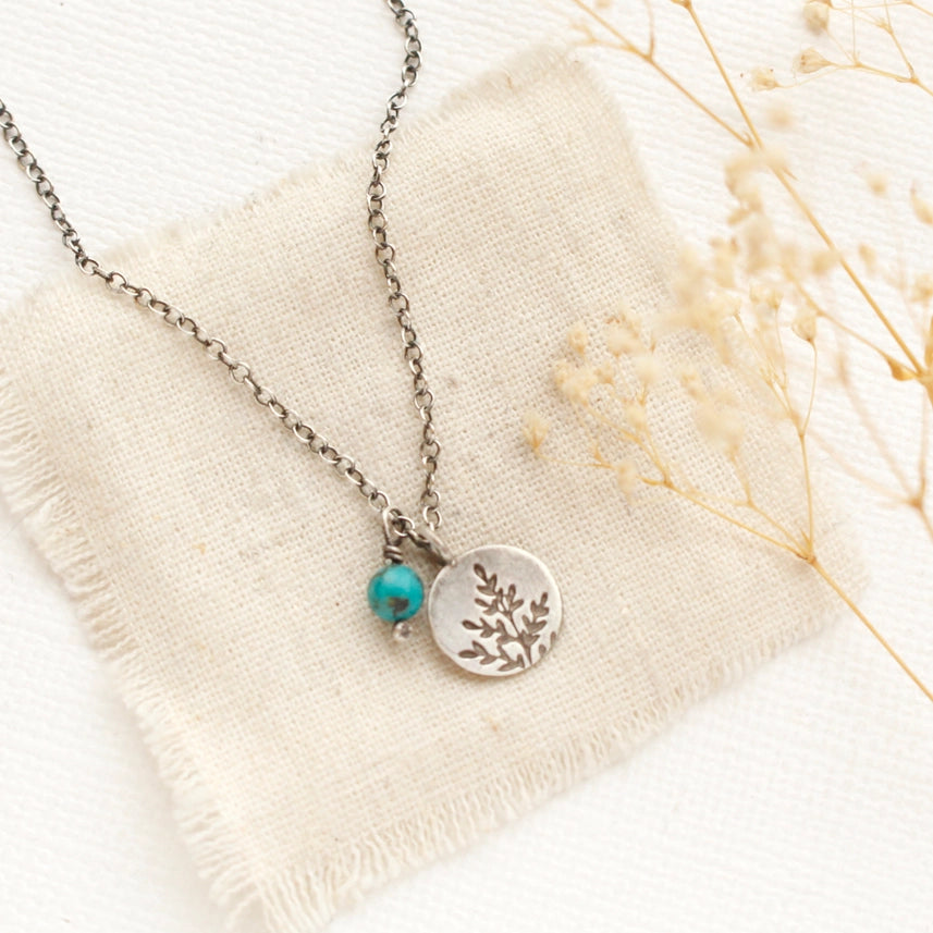 Mini Sprout - Turquoise - Necklace