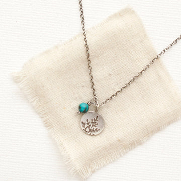 Mini Sprout - Turquoise - Necklace