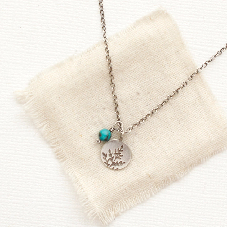Mini Sprout - Turquoise - Necklace