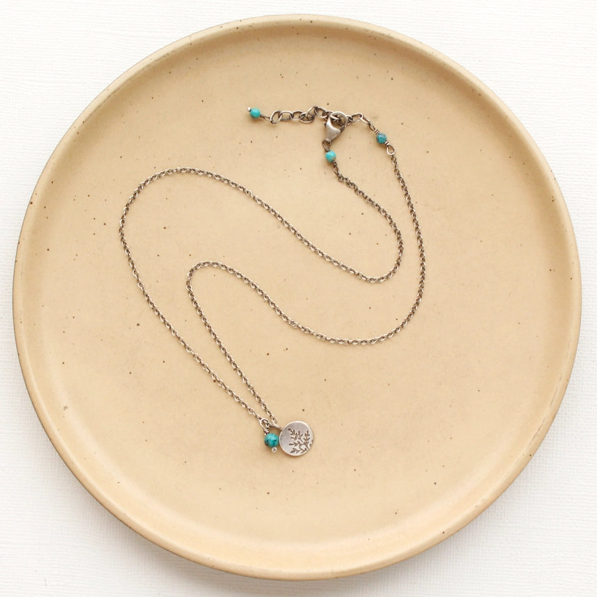 Mini Sprout - Turquoise - Necklace