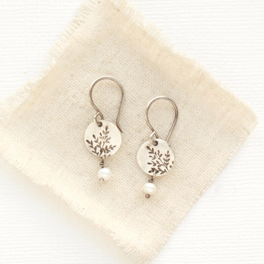Mini Sprout - Pearl - Earrings