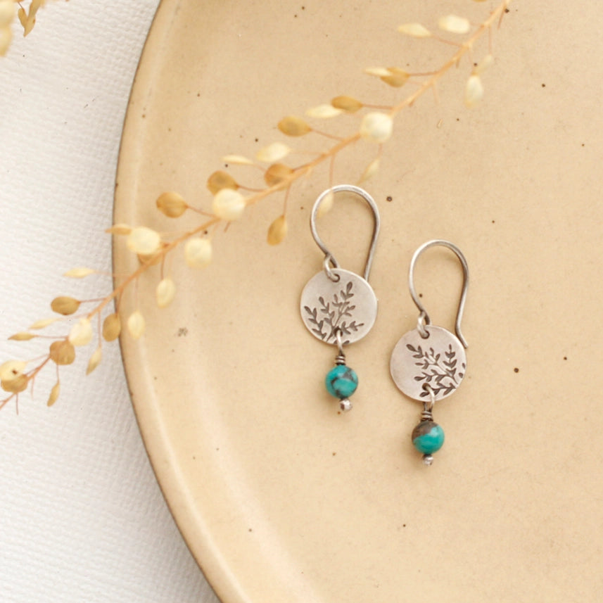Mini Sprout - Turquoise - Earrings