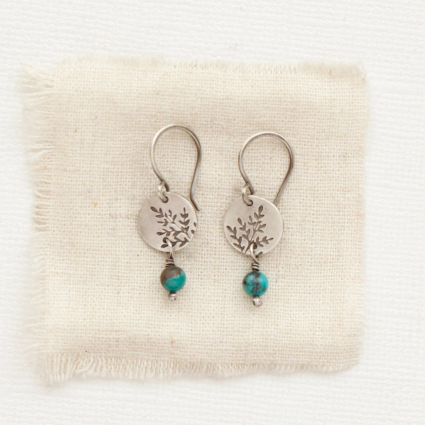 Mini Sprout - Turquoise - Earrings