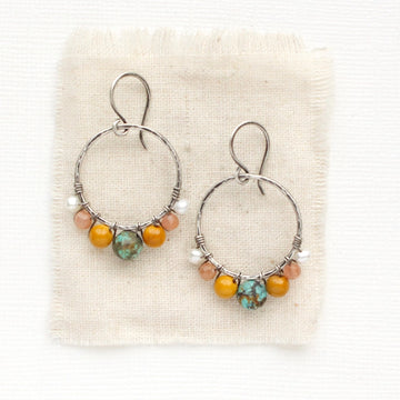 Sunset - Earrings - Hoops