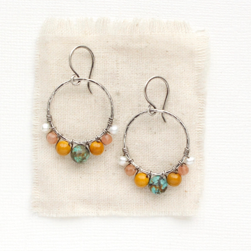 Sunset - Earrings - Hoops