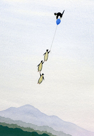 Three Nervous Penguins