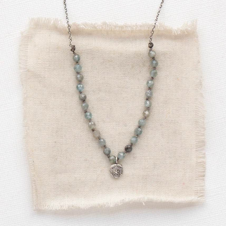 Roma - Necklace - Blue Zircon