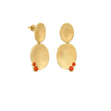 Albaida in Gold Long Studs - Earrings