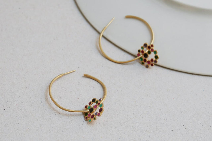 Candy Colors Hoops - Earrings