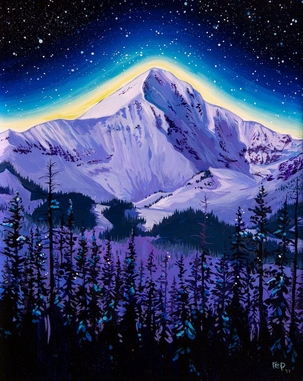 絵画 Lone Mountain 絵画 Lone Mountain Hiroyuki Uchida | Good -looking Lone