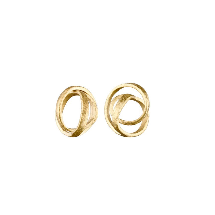 Embolic Wire in Gold - Earrings