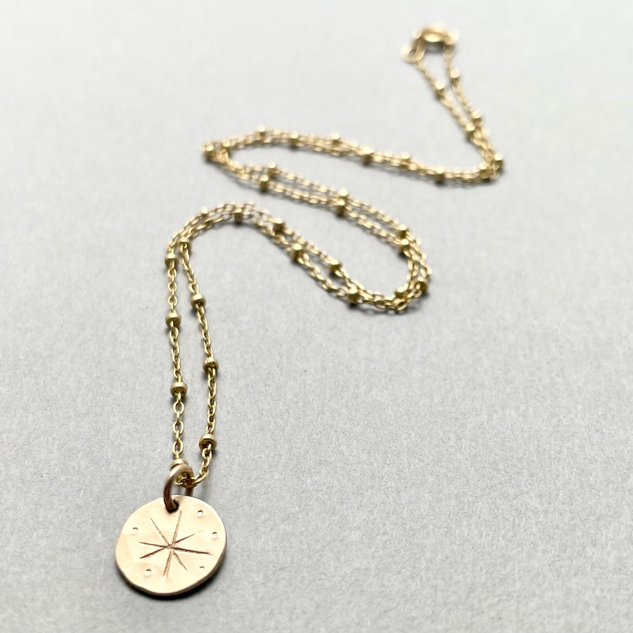 Gold Tiny Spark Necklace