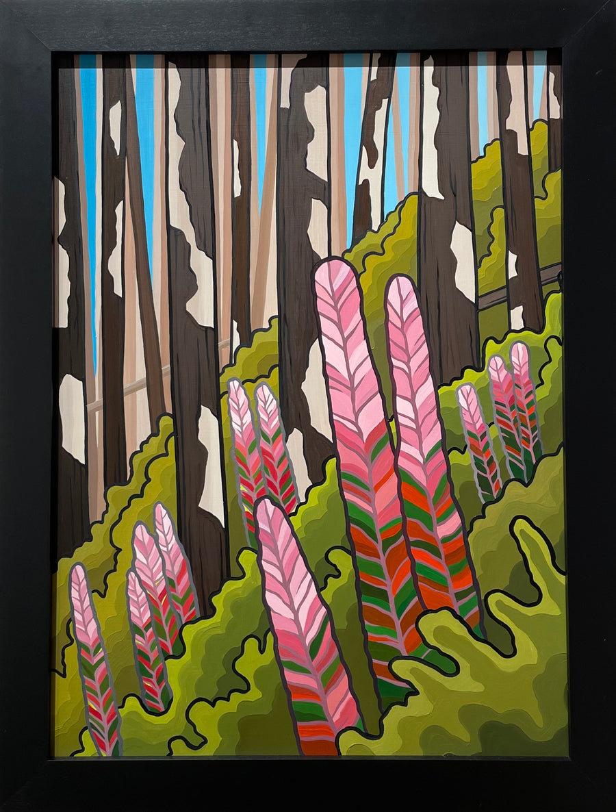 Fireweed and the Burn - Original Painting