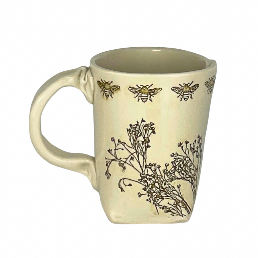 Bee Mug - White