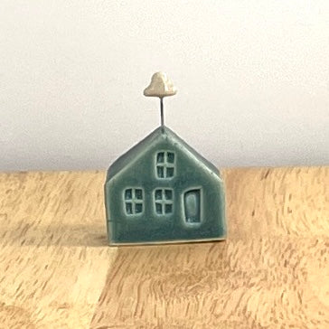 Dark Green Tiny House