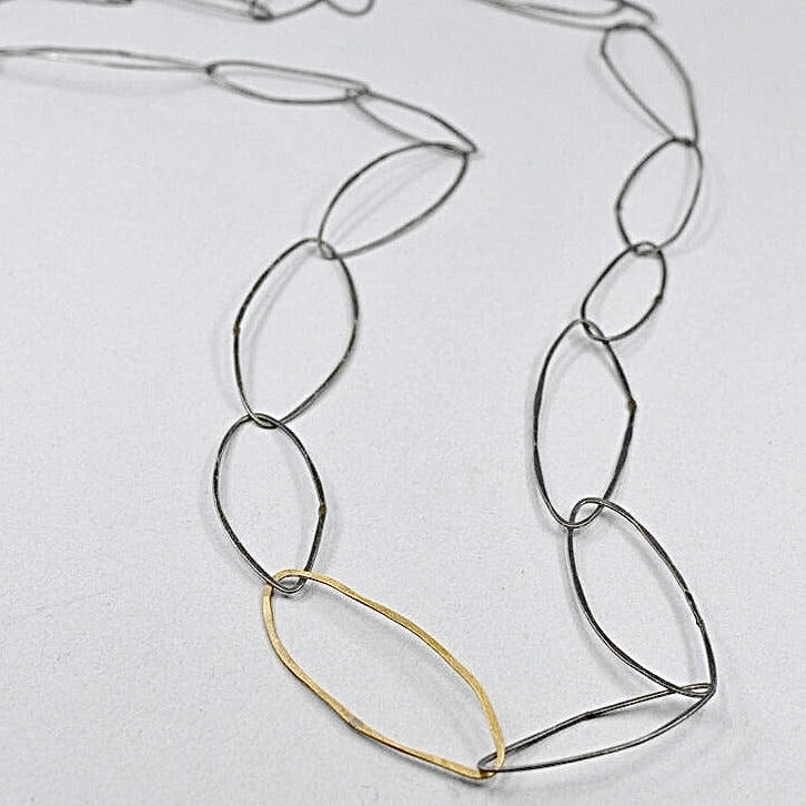 Winter Willow Necklace - Oxidized