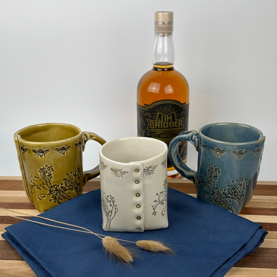 Bee Mug - White