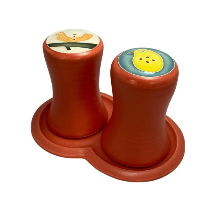 Salt & Pepper Set - Peep and Twig - Red