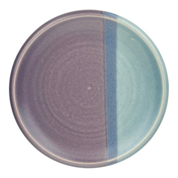 Dessert Plate - Purple/Light Blue