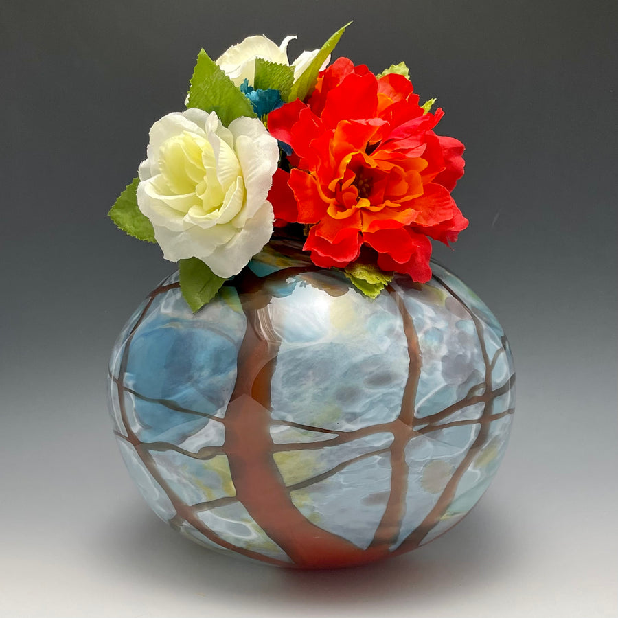 Red Vine Wrap Vase #70