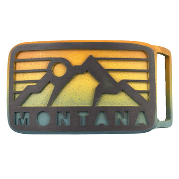 Montana Elevation Belt Buckle