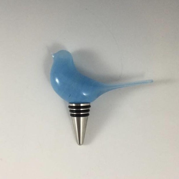 Glass Bird Wine Stopper