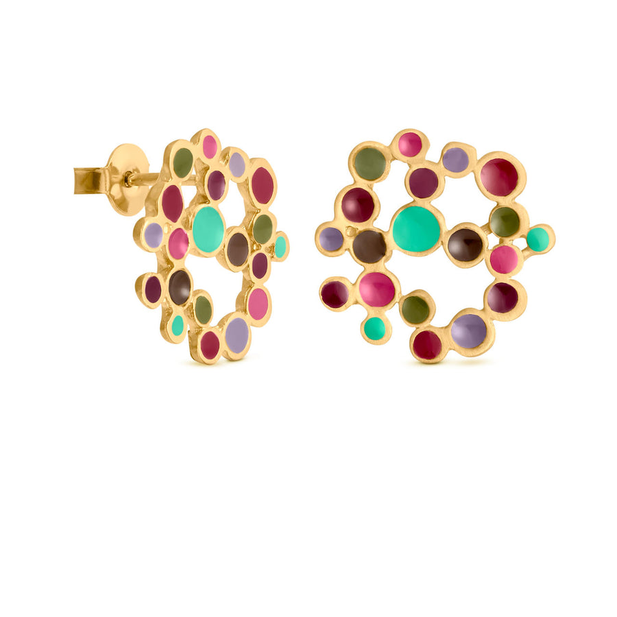 Candy Colors - Earrings - Large Studs