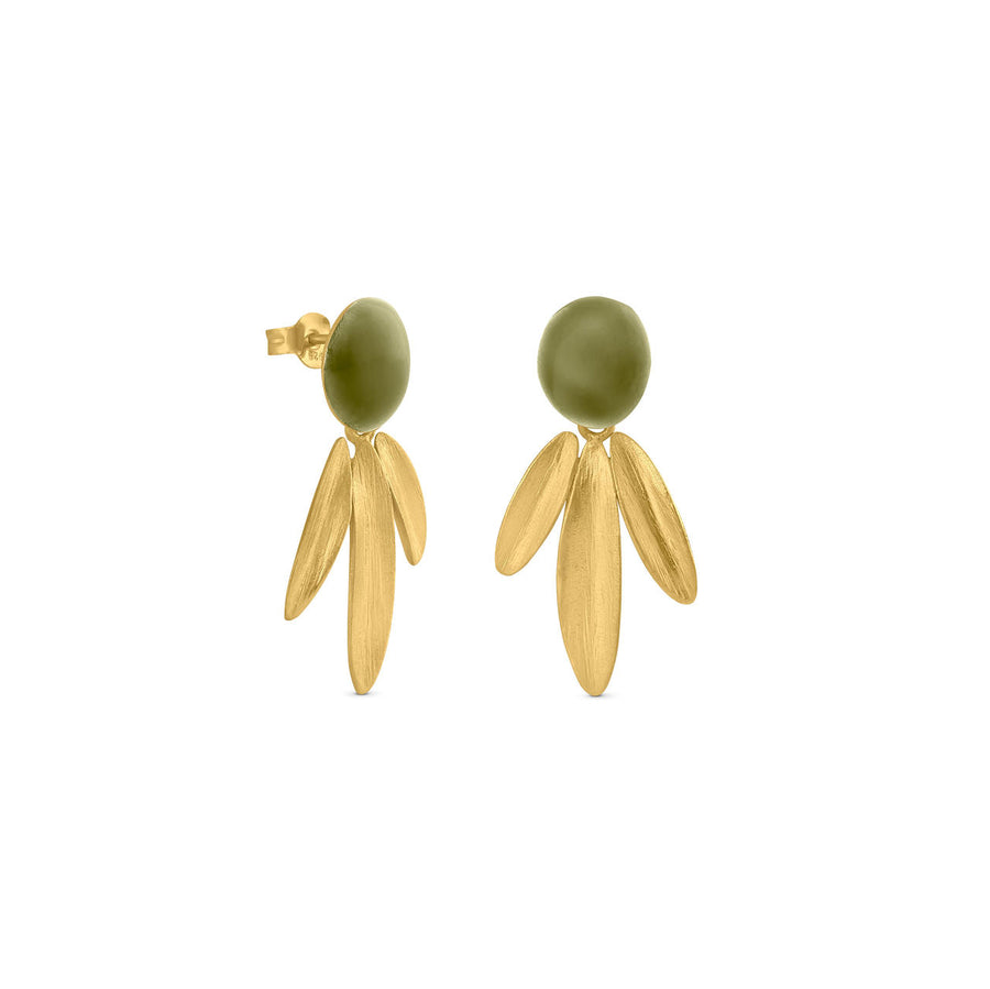 Olivia in Gold - Earrings - Medium Studs