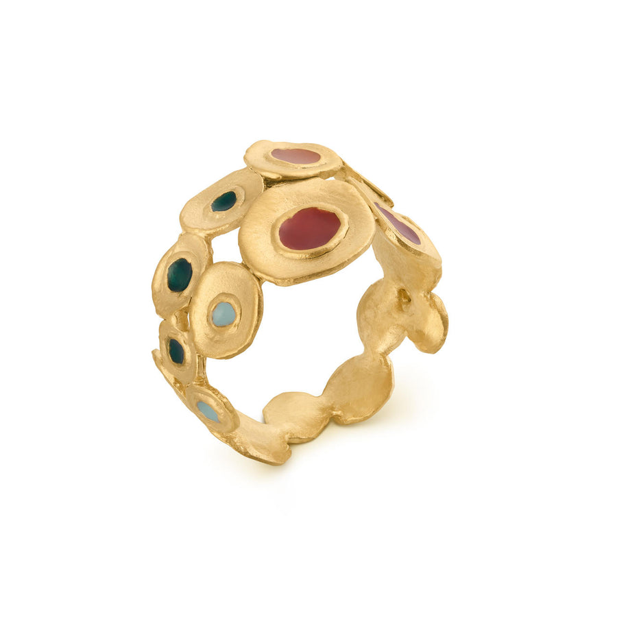 Favorita Colors in Gold - Ring - Large - Size 7.25