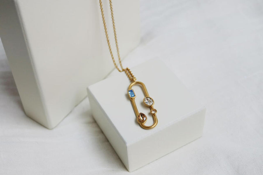 Medes - Necklace - Small Link Pendant