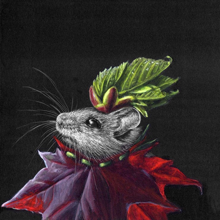 Mouse #25 - Springtime Leaves