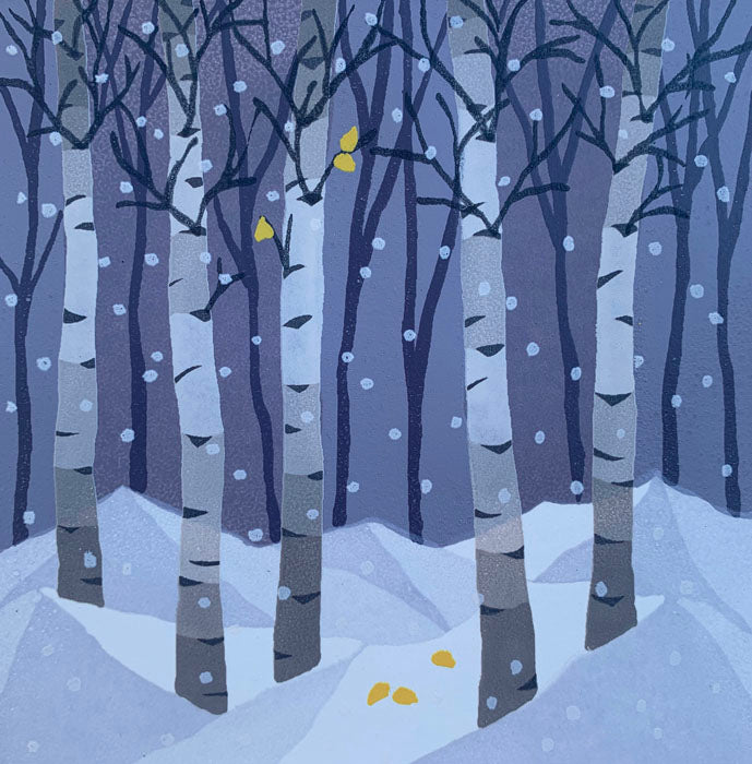 Snow At Twilight - Serigraph